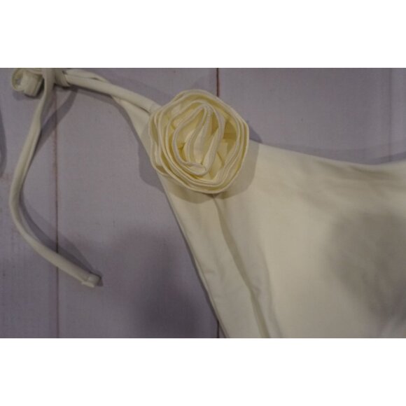 Zaful Bikini Bottom with Rosette Detail and Side Tie - Size S, NWOT - Picture 2 of 5